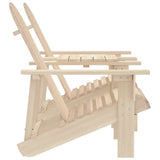 Vidaxl tuinstoelen adirondack met tafeltje massief vurenhout