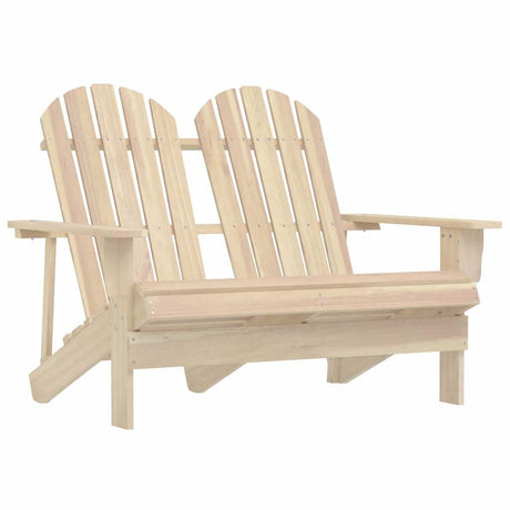 Vidaxl tuinstoel 2-zits adirondack massief vurenhout
