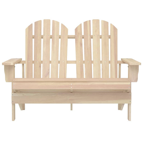Vidaxl tuinstoel 2-zits adirondack massief vurenhout
