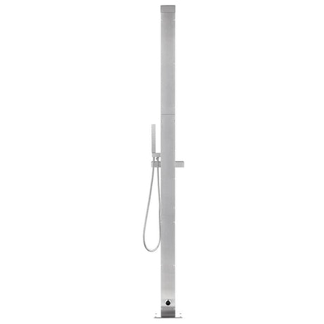 Vidaxl buitendouche 220 cm roestvrij staal