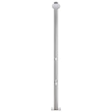 Vidaxl outdoor shower 215 cm stainless steel