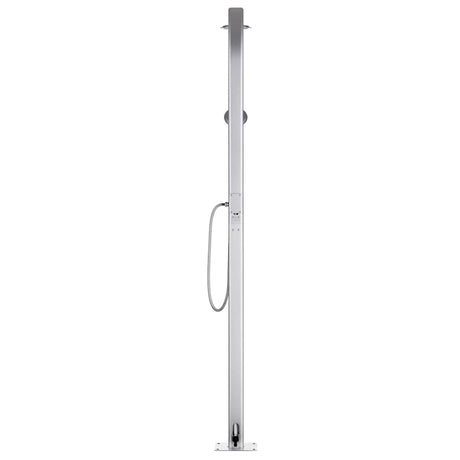 Vidaxl buitendouche 215 cm aluminium