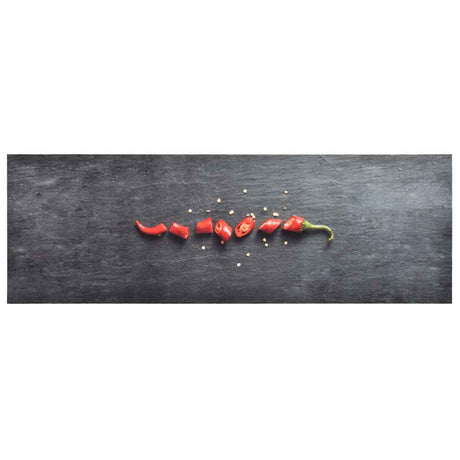 Vidaxl keukenmat wasbaar pepper 45x150 cm
