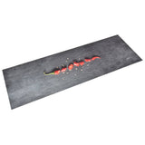 Vidaxl keukenmat wasbaar pepper 45x150 cm