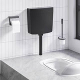 Vidaxl toiletstortbak met watertoevoer onderin 3 6 l zwart