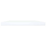 Vidaxl wandschappen 4 st 40x20x1,5 cm bewerkt hout wit