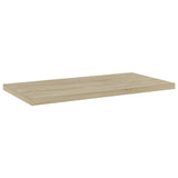 Vidaxl wandschappen 4 st 40x20x1,5 cm bewerkt hout sonoma eikenkleurig