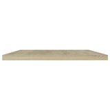 Vidaxl wandschappen 4 st 40x30x1,5 cm bewerkt hout sonoma eikenkleurig