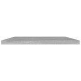 Vidaxl wandschappen 4 st 40x30x1,5 cm bewerkt hout betongrijs