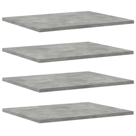Vidaxl wandschappen 8 st 40x50x1,5 cm bewerkt hout betongrijs