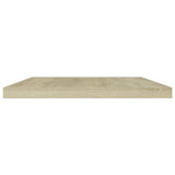 Vidaxl wandschappen 4 st 60x10x1,5 cm spaanplaat sonoma eikenkleurig