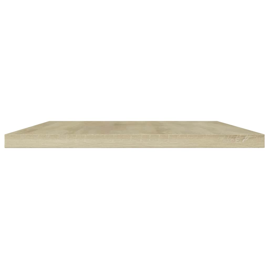 Vidaxl wandschappen 4 st 60x20x1,5 cm spaanplaat sonoma eikenkleurig