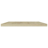 Vidaxl wandschappen 4 st 60x20x1,5 cm spaanplaat sonoma eikenkleurig