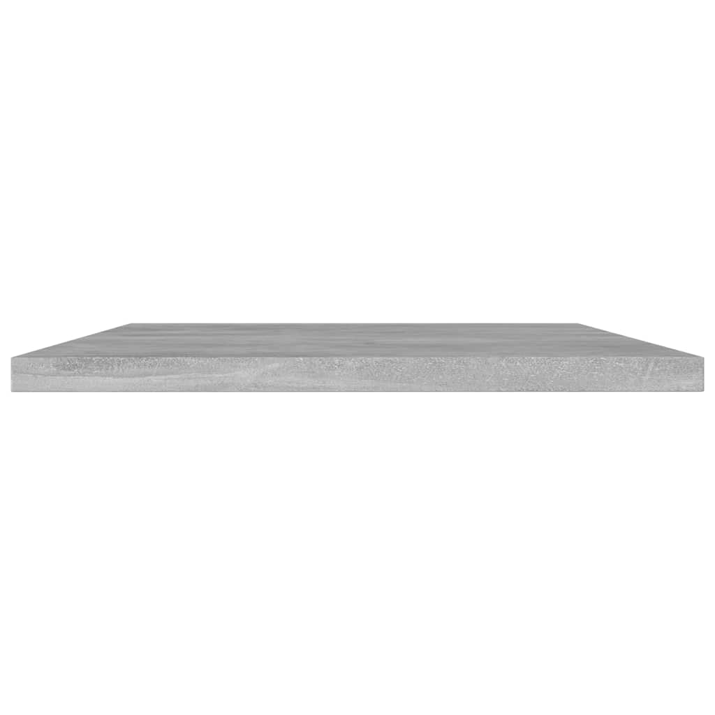 Vidaxl wandschappen 4 st 60x40x1,5 cm bewerkt hout betongrijs