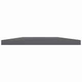 Vidaxl wandschappen 8 st 60x40x1,5 cm bewerkt hout hoogglans grijs