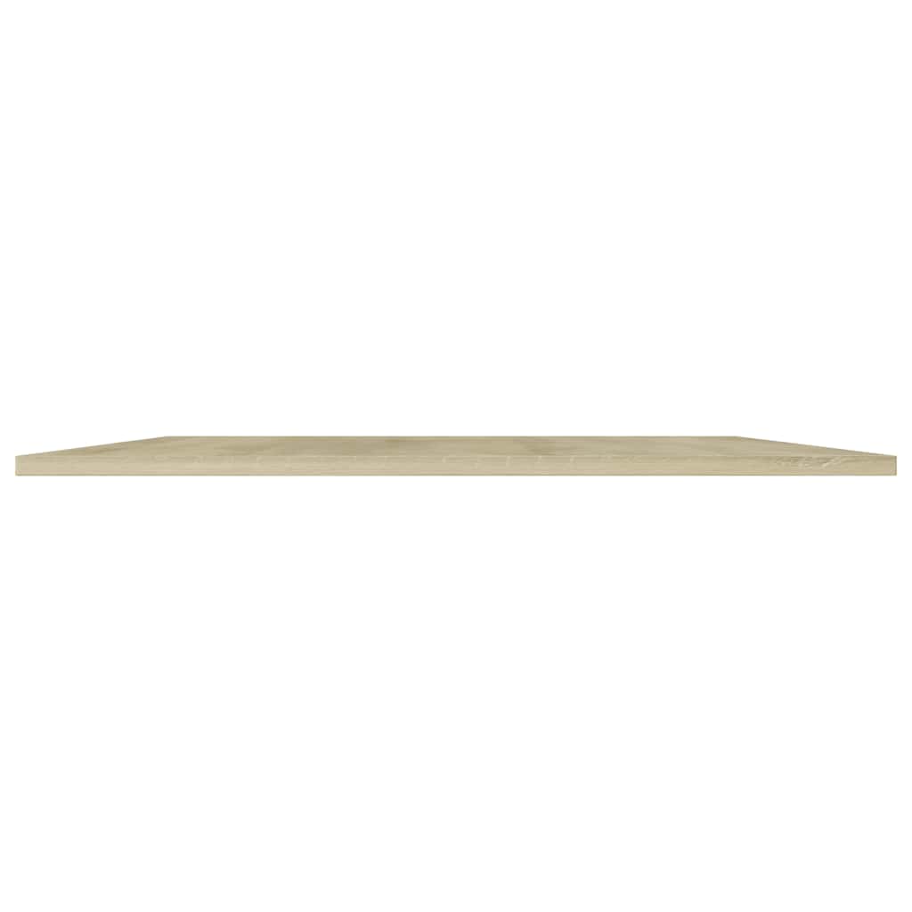Vidaxl wandschappen 4 st 80x20x1,5 cm spaanplaat sonoma eikenkleurig