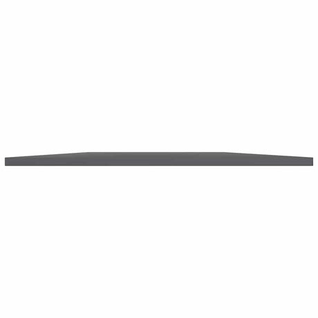Vidaxl wandschappen 4 st 80x20x1,5 cm spaanplaat hoogglans grijs