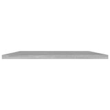 Vidaxl wandschappen 4 st 80x40x1,5 cm bewerkt hout betongrijs