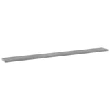 Vidaxl wandschappen 4 st 100x10x1,5 cm bewerkt hout betongrijs