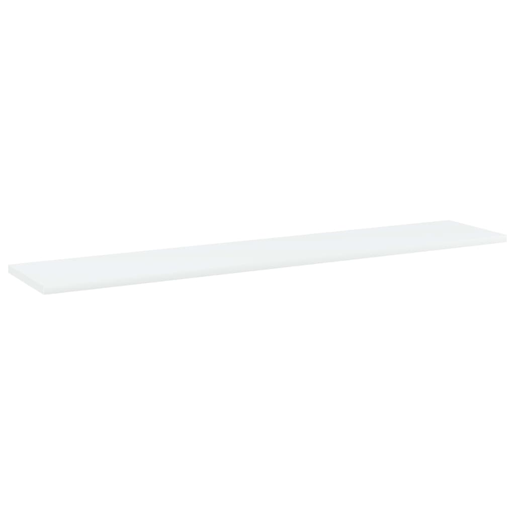 Vidaxl wandschappen 4 st 100x20x1,5 cm bewerkt hout wit