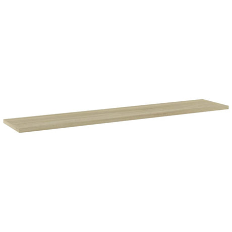 Vidaxl wandschappen 4 st 100x20x1,5 cm spaanplaat sonoma eikenkleurig