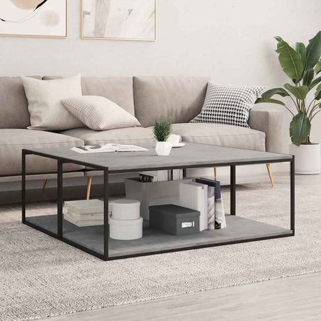Vidaxl wandschappen 4 st 100x50x1,5 cm bewerkt hout betongrijs