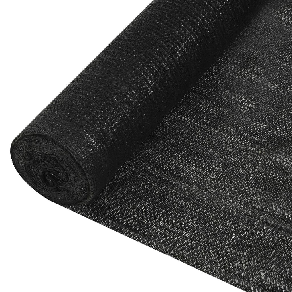 Vidaxl privacynet 195 g m² 2x50 m hdpe zwart