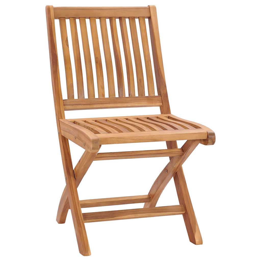 Vidaxl tuinstoelen 2 st met lichtblauwe kussens massief teakhout