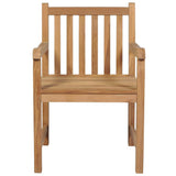Vidaxl tuinstoelen 2 st met antracietkleurige kussens massief teakhout