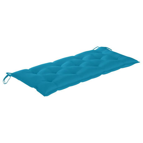 Vidaxl tuinbank met kussen 120 cm massief acaciahout