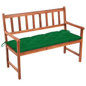 Vidaxl tuinbank met kussen 120 cm massief acaciahout