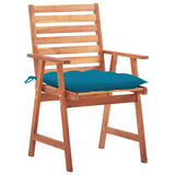 Vidaxl tuinstoelen 3 st met kussens massief acaciahout