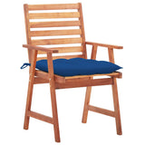Vidaxl tuinstoelen 3 st met kussens massief acaciahout