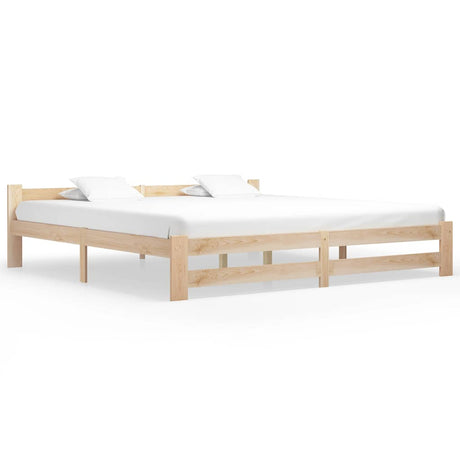 Vidaxl bedframe massief grenenhout 200x200 cm