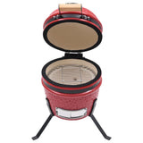 Vidaxl Kamado Barbecue 2-in-1 56 cm Ceramic red