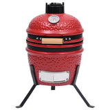 Vidaxl Kamado Barbecue 2-in-1 56 cm Ceramic red