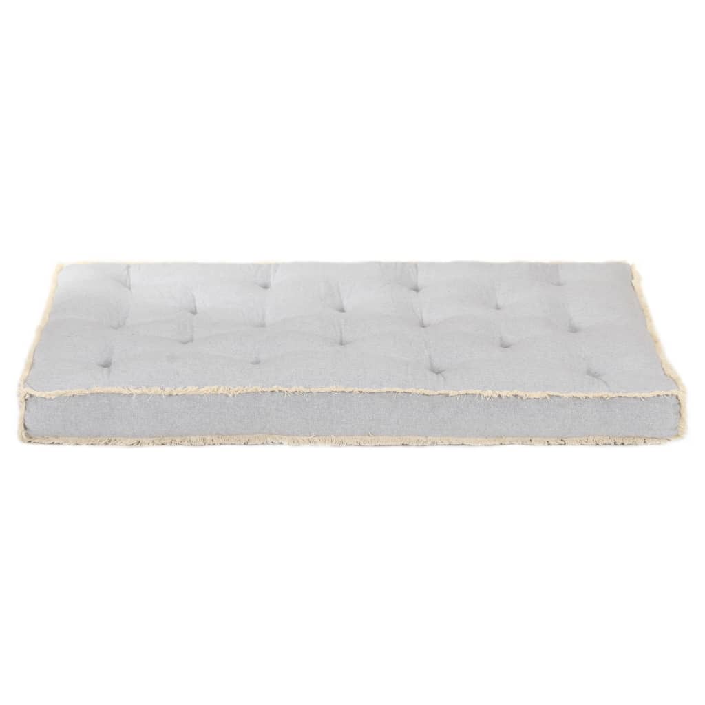 Vidaxl Sofa cushion pallet 120x80x10 cm gray