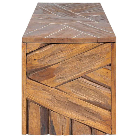 Vidaxl tv-meubel 110x60x38 cm massief teakhout