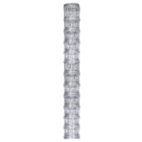 Vidaxl hek 50x1,25 m gegalvaniseerd staal zilverkleurig