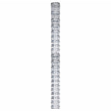 Vidaxl HEK 50x1.25 M Galvanizado de acero de plata de color