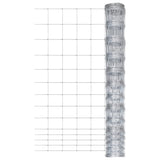 Vidaxl hek 50 m 150 cm gegalvaniseerd staal zilverkleurig