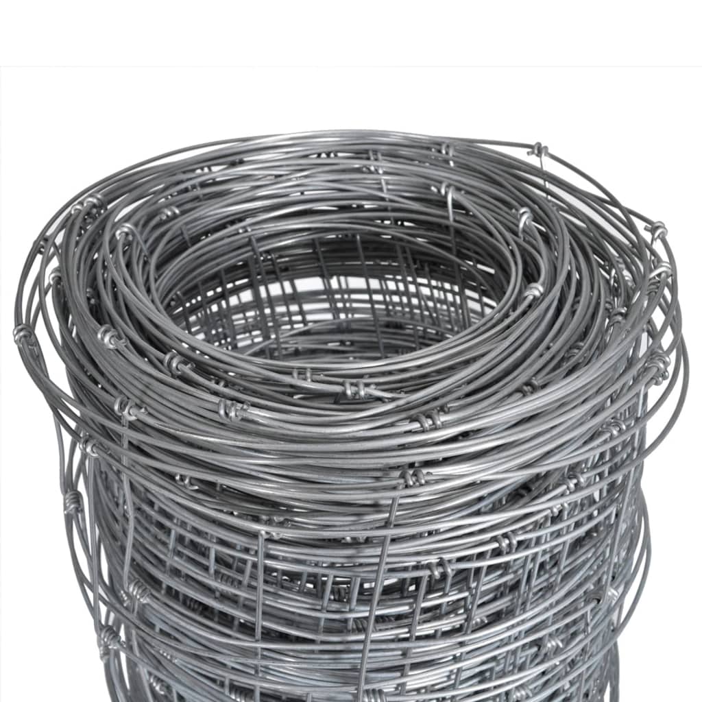 Vidaxl HEK 50x1.5 M M G Galvanized Silver Colored