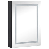 Vidaxl badkamerkast met spiegel en led 50x13x70 cm