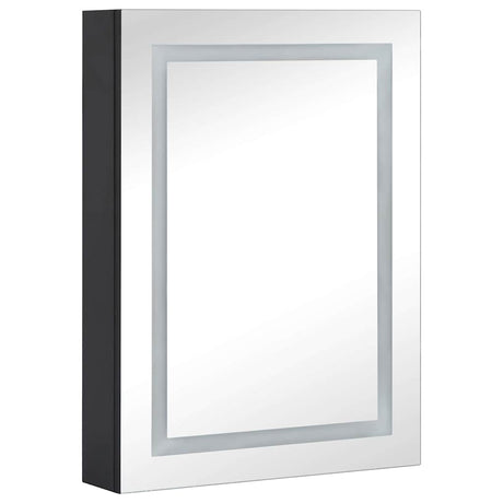 Vidaxl badkamerkast met spiegel en led 50x13x70 cm