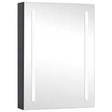 Vidaxl badkamerkast met spiegel en led 50x13x70 cm