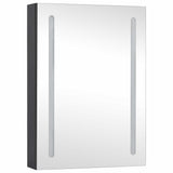 Vidaxl badkamerkast met spiegel en led 50x13x70 cm