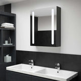 Vidaxl badkamerkast met spiegel en led 50x13x70 cm