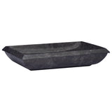 Vidaxl sink 50x33x10 cm Marmer schwaarz