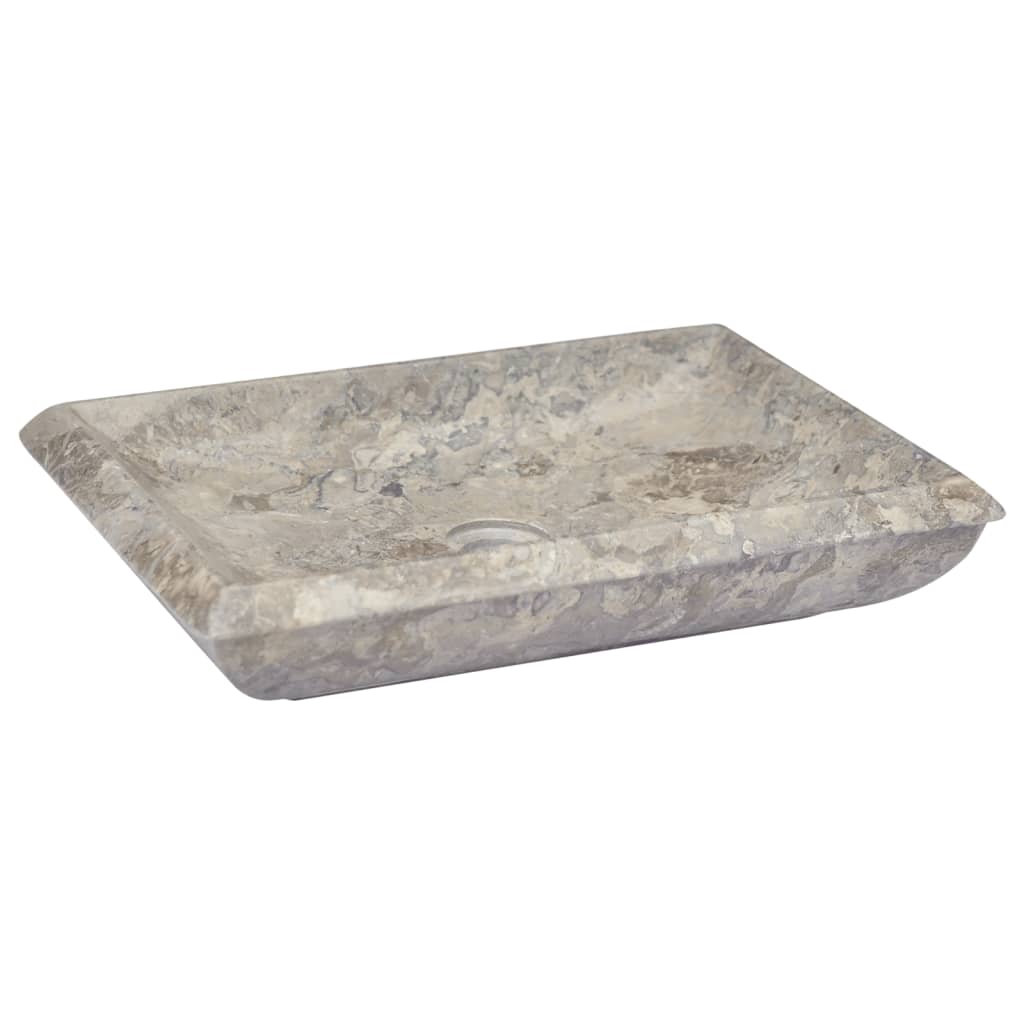 Vidaxl Lavel 50x35x10 cm Marble Grigio