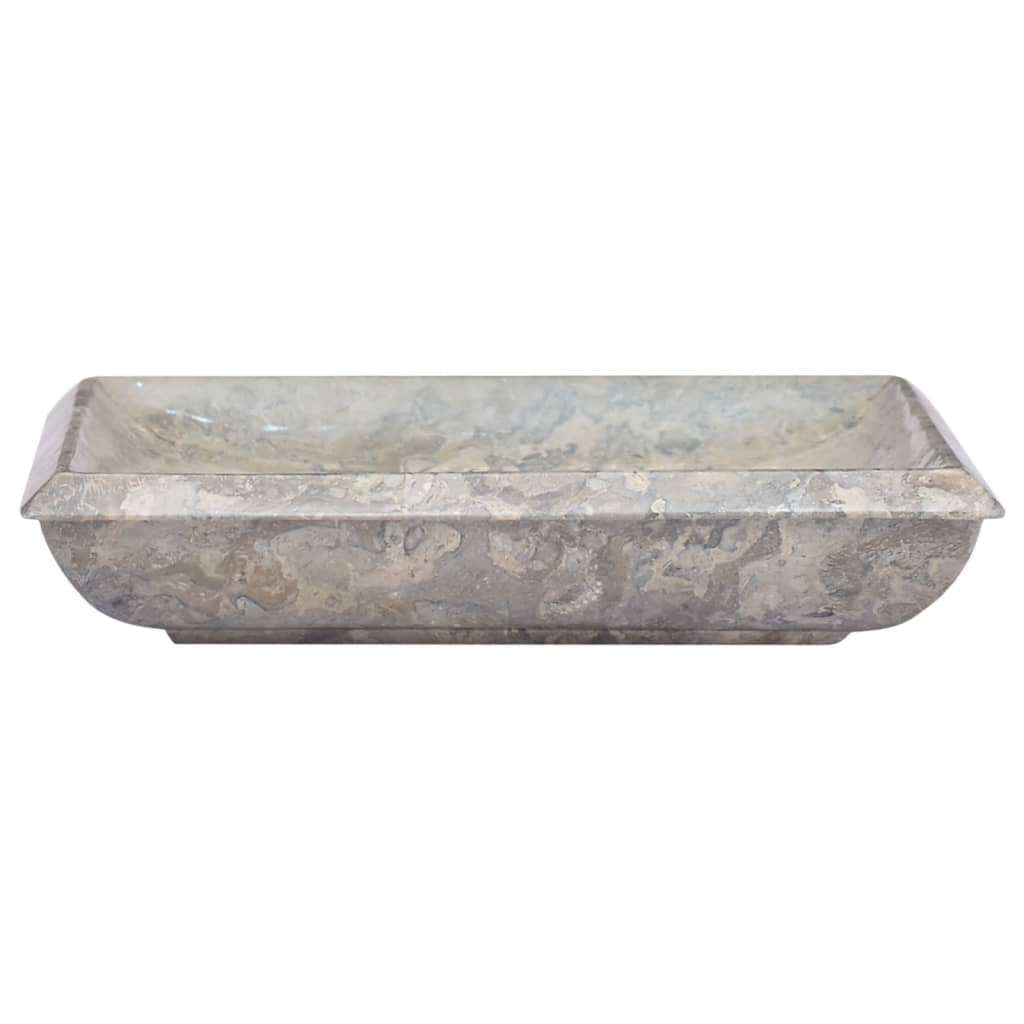 Vidaxl Lavel 50x35x10 cm Marble Grigio